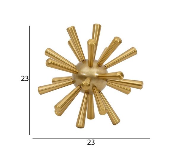 Sun Burst Brass Sculpture Motives for Decor - Image 2